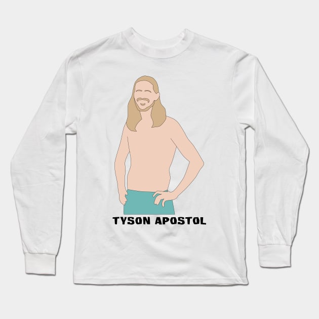 Tyson Apostol Long Sleeve T-Shirt by katietedesco